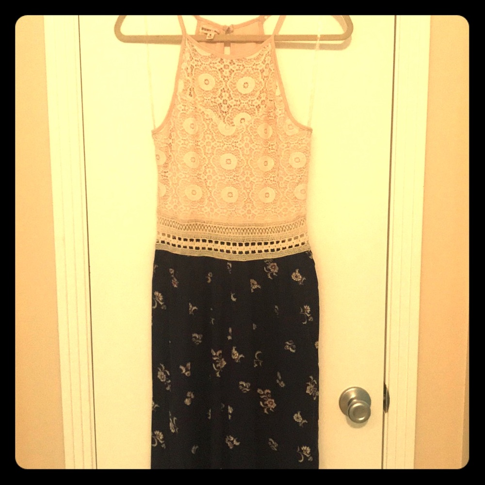 Lace High-neck topped Jumper